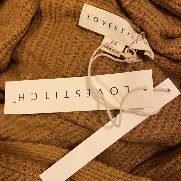 NEW! LOVESTITCH | glow up cross front sweater - Picture 8 of 8